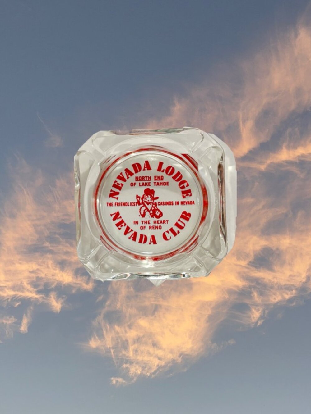 Vintage Nevada Lodge Ashtray